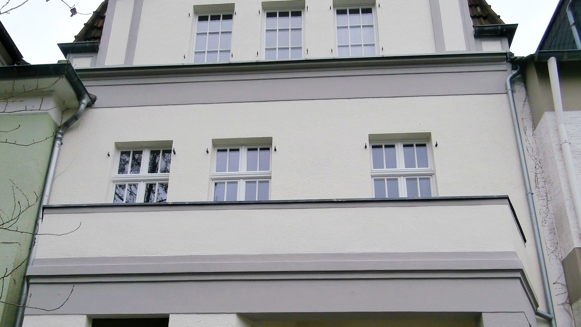 Fassade nach der Putzsanierung